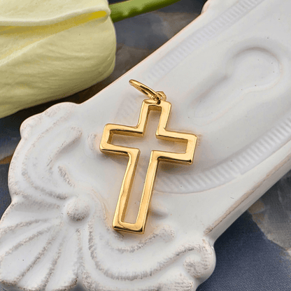 Sister Dulce Gift Shop, Shepherds Staff, Religious Store, Cypress Springs Mercedarian Prayer Center, Catholic, Open Cross Charm