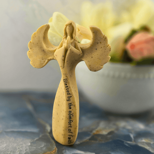 Sister Dulce Gift Shop, Shepherds Staff, Religious Store, Cypress Springs Mercedarian Prayer Center, Catholic, Comfort Angel Cross, New Item
