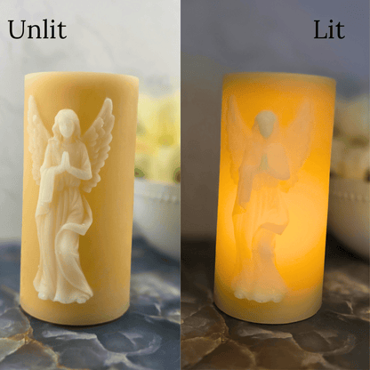 Sister Dulce Gift Shop, Shepherds Staff, Religious Store, Cypress Springs Mercedarian Prayer Center, Catholic, Angel LED Candle