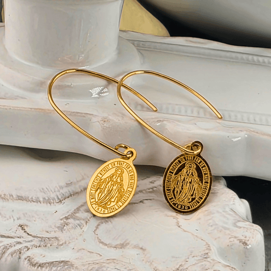 Miraculous Medal Earrings