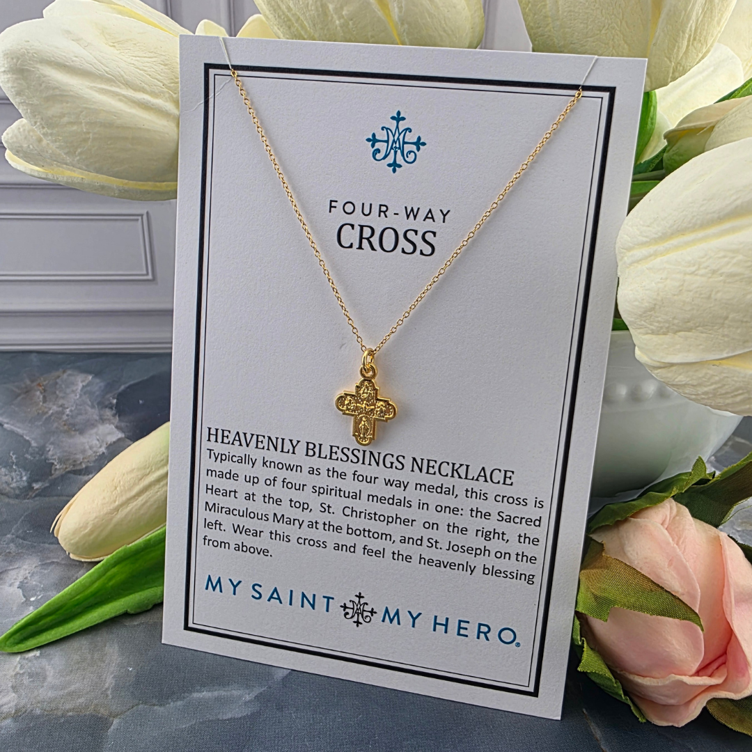 Heavenly Blessings Four- Way Cross Necklace