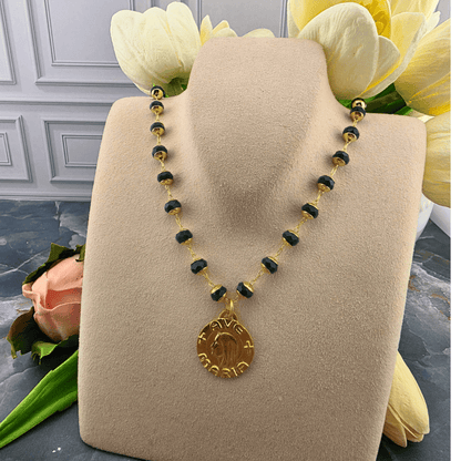 Emerald Beaded Devotional Necklace Collection