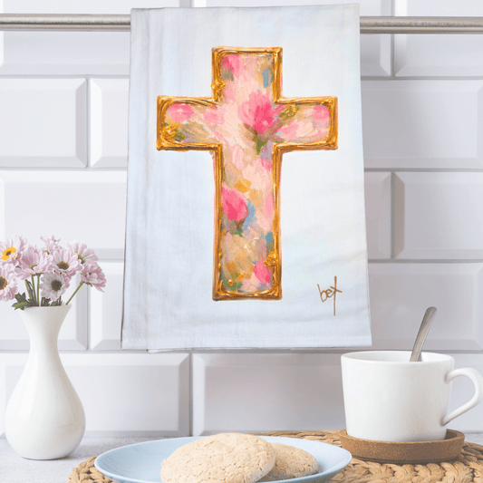 Cross Tea Towel