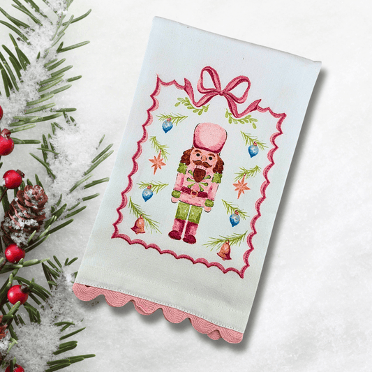 Whimsical Nutcracker Christmas Tea Towels