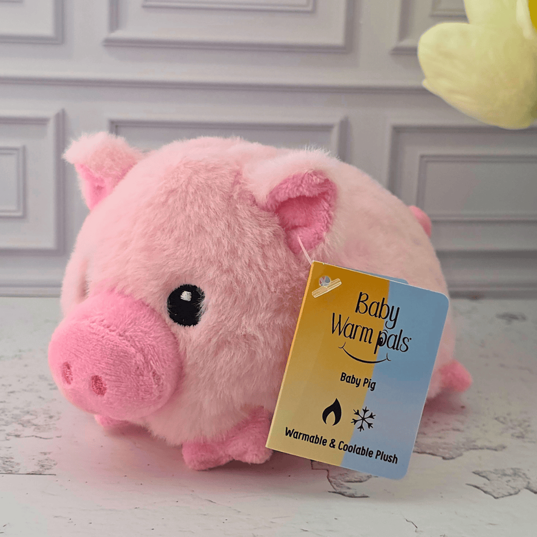 baby warm pal pig, Sister Dulce Gift Shop, Shepherds Staff, Religious Store, Cypress Springs Mercedarian Prayer Center, Catholic, new item, popular item, childrens gift, baptism, expecting mother