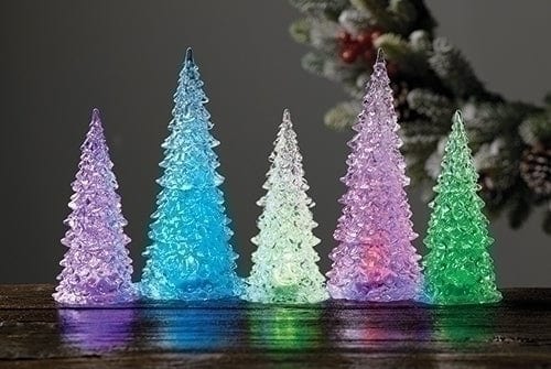 5 Piece Set of LED Christmas Trees Christmas Decor Roman