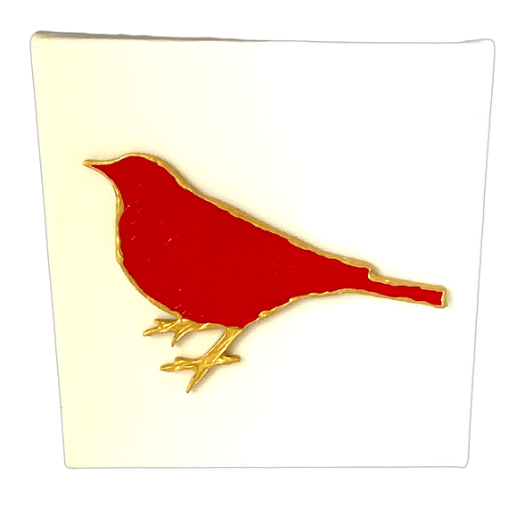 6x6 Bird Canvasses Cardinal Artwork Bella Gifts to Geaux