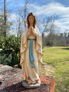 Statue Of Our Lady Of Lourdes