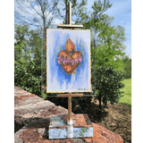 Acrylic Easel Frame With Gilded Watercolor Prints Sacred Heart Home Decor Raz Imports