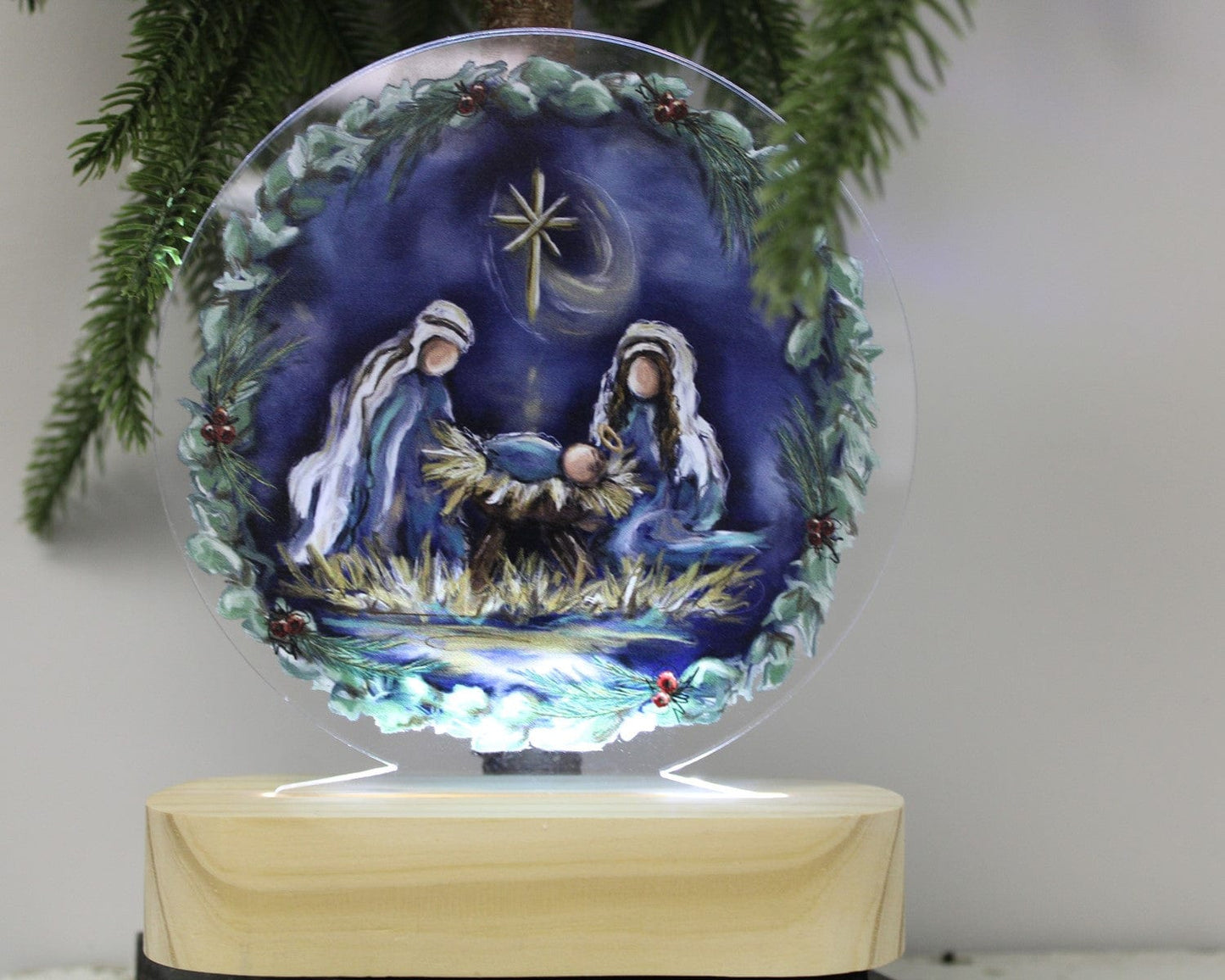 Acrylic LED Tabletop Holy Family Decor Trade Cie