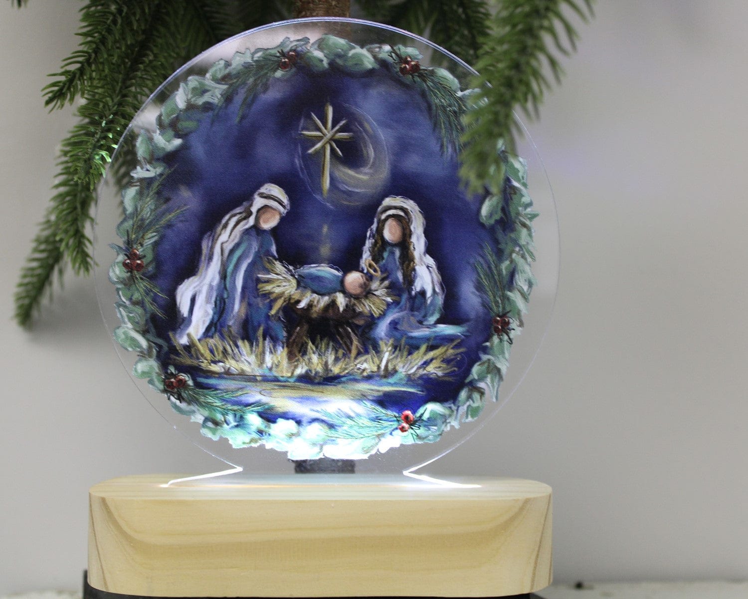 Acrylic LED Tabletop Holy Family Decor Trade Cie