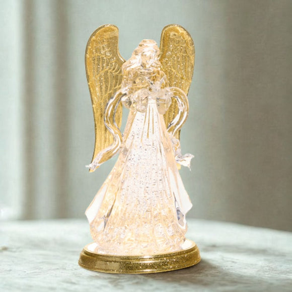 Sister Dulce Gift Shop, Catholic Store, Religious Store, Catholic Christmas, Religious Christmas, Lighted Swirl Angel