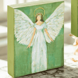 Angel Block Wall Art Open Arms Artwork Raz Imports