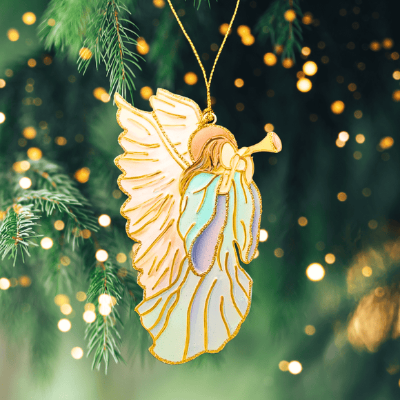 Angel Molded Metal Ornament Ornaments Trade Cie