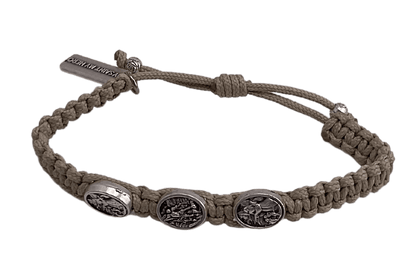 Archangel Michael Protection Bracelet for Kids Tan / Tan Bracelet My Saint My Hero
