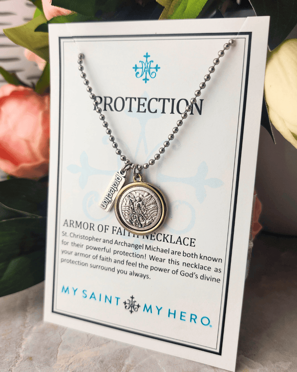 Armor of Faith Necklace Necklaces My Saint My Hero