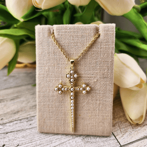 Athena Cross Necklace Necklace, Cross Joy Dravecky