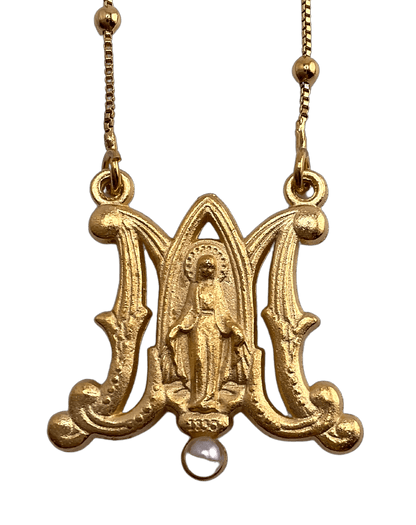 Auspice Maria Necklace Pearl Necklace Weisinger Designs
