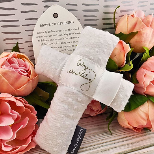 Sister Dulce Gift Shop. Catholic Store, Religious Store,  Christening Comfort Cross, Catholic Baby Shower, Religious Baby Shower