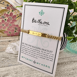 Be the One Bracelet Metallic Gold/Gold Bracelet My Saint My Hero