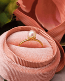 Becoming Pearl Shell Ring Jewelry Rizen