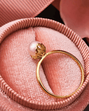 Becoming Pearl Shell Ring Jewelry Rizen