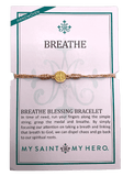 Benedictine Medal Breathe Bracelet Rose Gold and Gold Bracelet My Saint My Hero