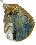 Blessed Mother Hand-Made Oyster Ornament Mary in Garden Ornament Parker Madison