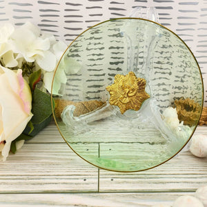 Bright Colored Prayer Bowl With Holy Spirit Intaglio Light Pink Prayer Bowl 180Degrees