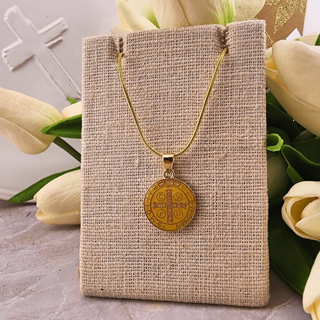 Bright Colored St. Benedict Necklace Jewelry Temu