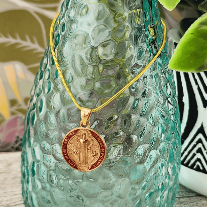 Bright Colored St. Benedict Necklace Red Jewelry Temu