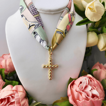 Sister Dulce Gift Shop. Catholic Store, Religious Store,  Catholic Jewelry, Religious Jewelry, Cross Scarf Necklace