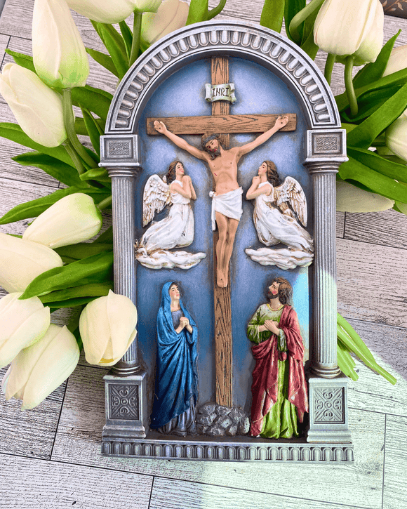 Crucifix Plaque Religious Roman Gifts