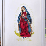 Sister Dulce Gift Shop, Shepherds Staff, Religious Store, Cypress Springs Mercedarian Prayer Center, Our Lady of Guadalupe Hand Quilled Artwork