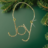 Diamond Like  Ornaments Gold Joy Ornament Option 2