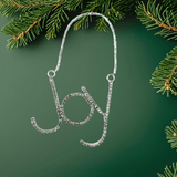 Diamond Like  Ornaments Silver Joy Ornament Option 2