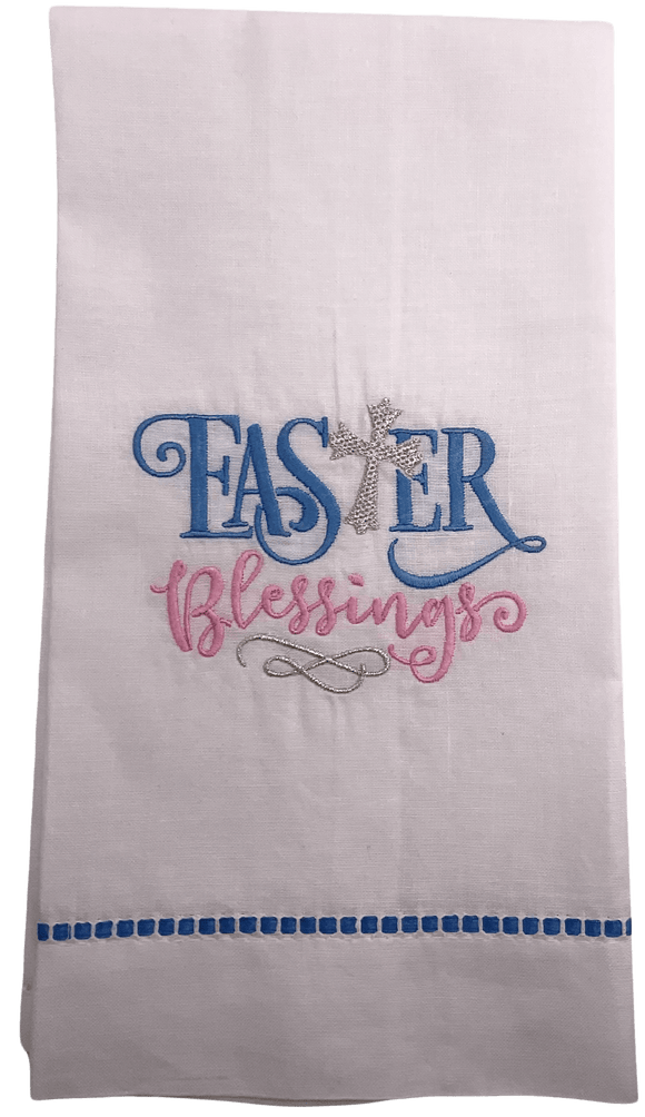 Easter Blessings Tea Towel home decor DZ Linens