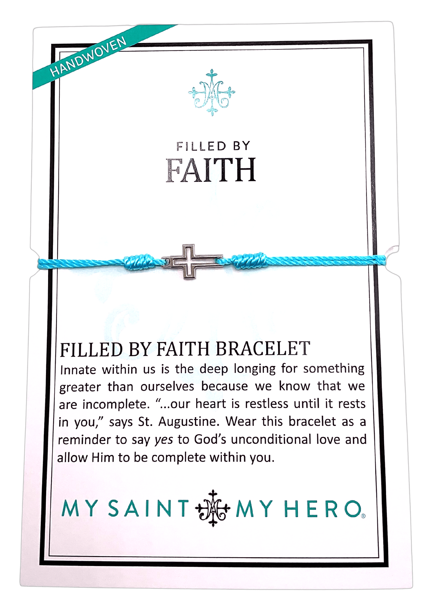 Sister Dulce Gift Shop, Catholic Store, Religious Store, Filled by Faith Bracelet