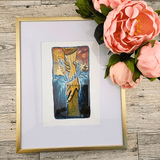 Framed Watercolor Prints Saved Books Jen Culotta Faithful Designs