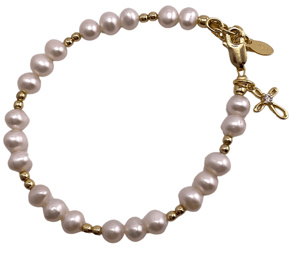 Freshwater Pearl Godchild Bracelet Bracelets Cherished Moments