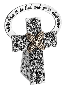 Give it to God Bedside Cross Gift roman