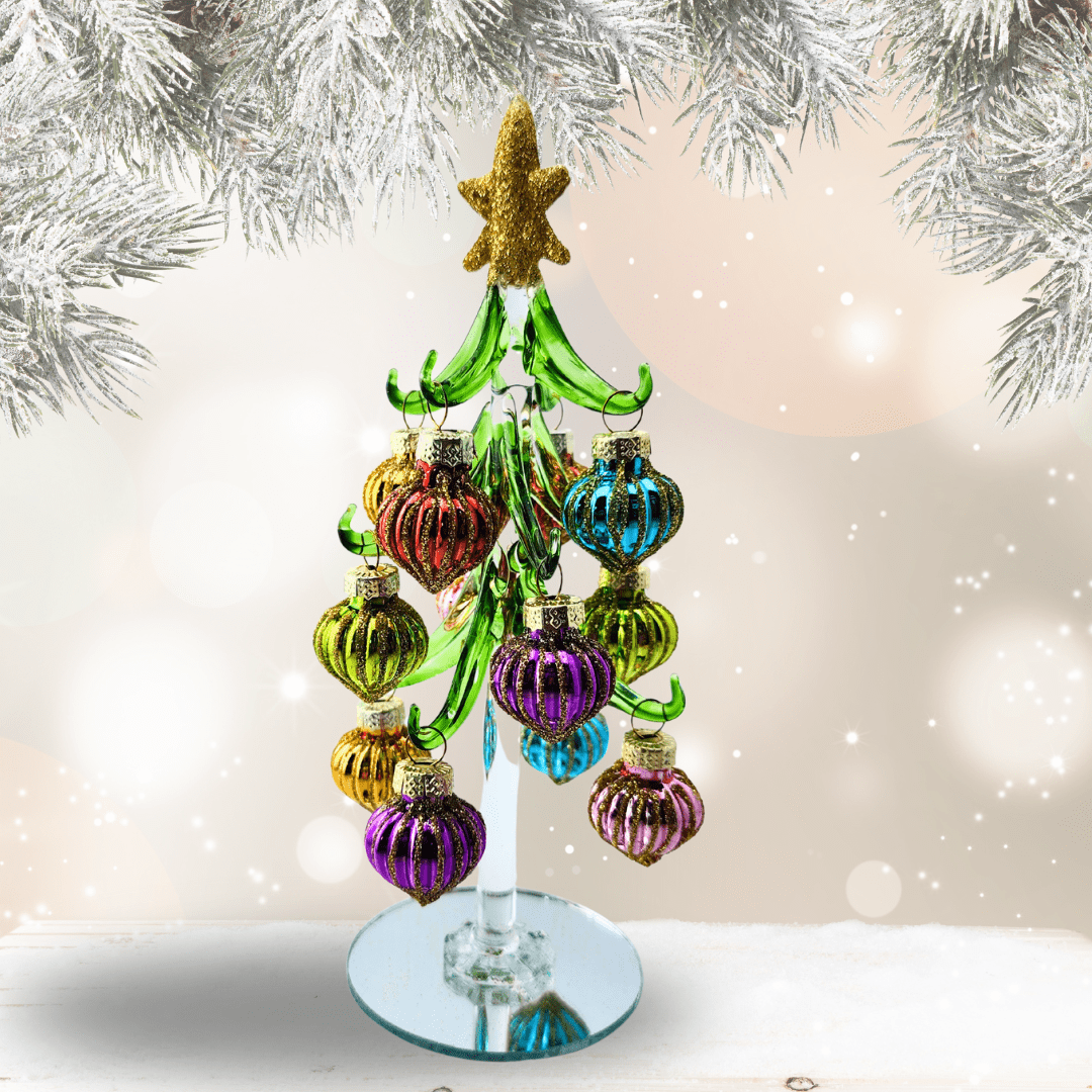 Sister Dulce Gift Shop, Catholic Store, Religious Store, Catholic Christmas, Religious Christmas, Glass Christmas Tree