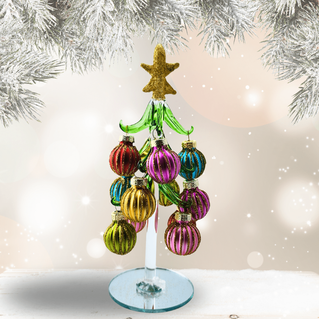 Sister Dulce Gift Shop, Catholic Store, Religious Store, Catholic Christmas, Religious Christmas, Glass Christmas Tree