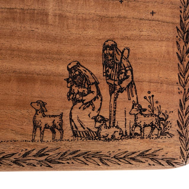 Glory to God Engraved Serving Board Decor Christian Brands