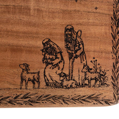 Glory to God Engraved Serving Board Decor Christian Brands