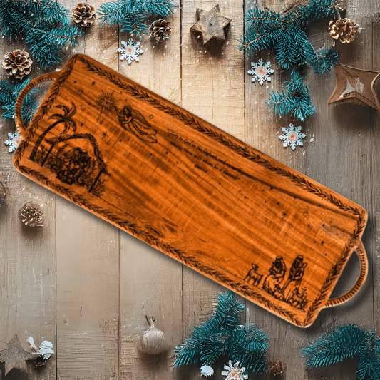 Glory to God Engraved Serving Board Decor Christian Brands