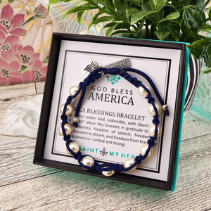 God Bless America Bracelet Bracelet My Saint My Hero