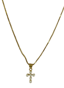 Sister Dulce Gift Shop, Catholic Store,  Catholic Jewelry, Pearl Cross Necklace