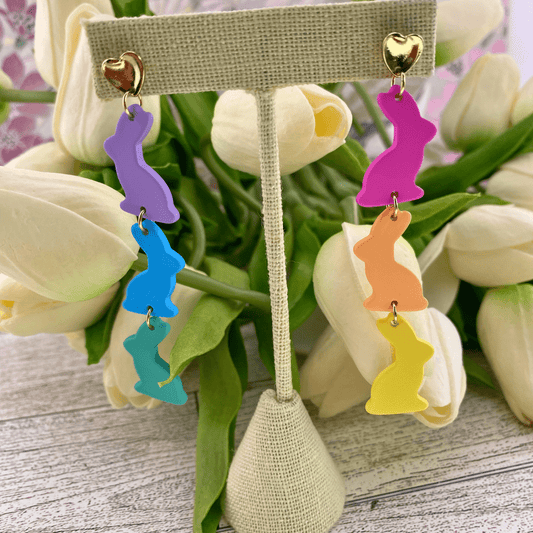 Sister Dulce Gift Shop, Catholic Store, Religious Store, Catholic Jewelry, Religious Jewelry, Easter Bunny earrings