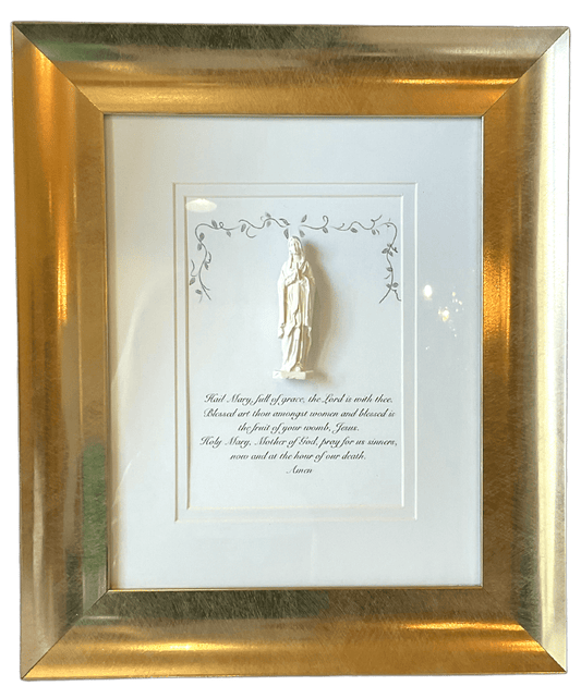 Sister Dulce Gift Shop, Catholic Store, Religious Store, Catholic Art, Hail Mary Framed Casting
